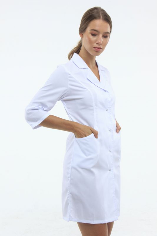 Медицинский халат 126 цвет белый