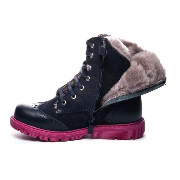 Ортопедичні черевики зимові для дівчинки Theo Leo 1070 Ортопедичні черевики зимові для дівчинки Theo Leo 1070