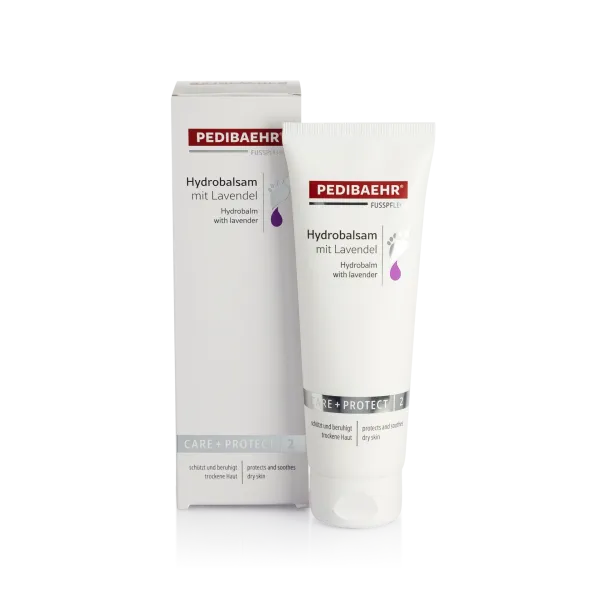 Гідробальзам для сухої шкіри з олією лаванди HYDROBALSAM MIT LAVENDEL, Pedi Baehr - 125 мл Гідробальзам для сухої шкіри з олією лаванди HYDROBALSAM MIT LAVENDEL, Pedi Baehr - 125 мл