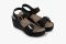 Жіночі босоніжки Leon Чорний 1130-37 ортопедія