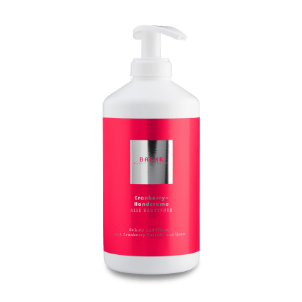 Крем для рук з екстрактом журавлини та сечовиною 500мл (CRANBERRY HANDCREME) BAEHR