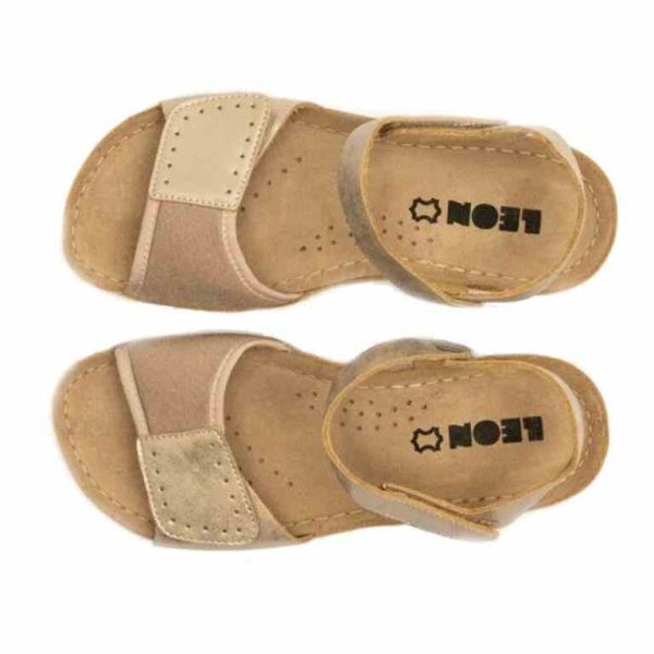 Анатомические босоножки Leon 965 золото