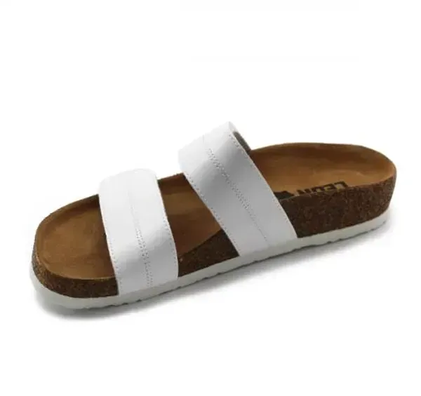 Жіночі шльопанці Leon Білий 4000-white ортопедія