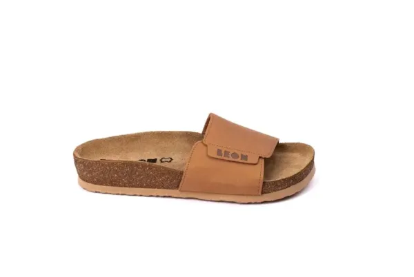 Женские шлепанцы Leon Коричневый 4022-36 ортопедия