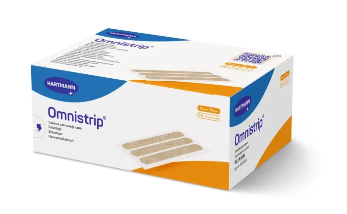 Полоски для бесшовного закрытия ран Omnistrip® / Омнистрип 6мм x 76мм, 3 полоски (1х3шт)