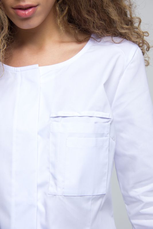 Медичний халат 107 колір білий