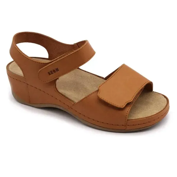 Жіночі сандалії Leon Коричневий 2024-Orlando-38 ортопедія