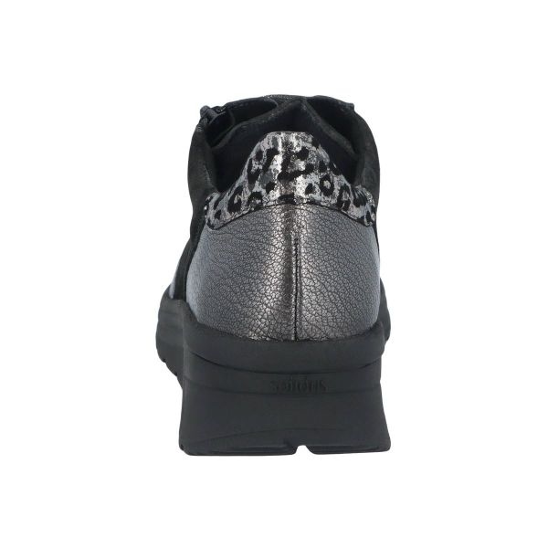 Жіночі шкіряні кросівки Karma, сірий/чорний (арт. 7 59071 20855), SOLIDUS (Німеччина)