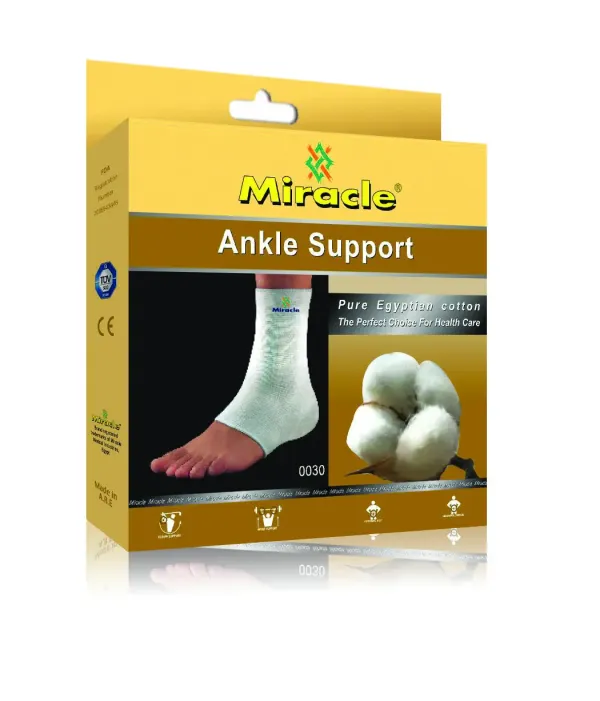 Бандаж на гомілковостопний суглоб MIRACLE  – еластичний ортопедичний фіксатор