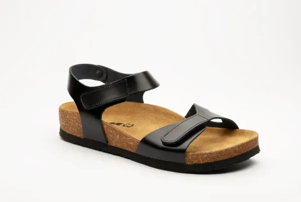 Жіночі сандалії Leon Чорний 4300-39 ортопедія