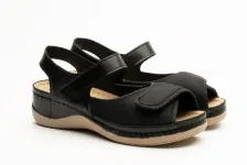 Женские сандалии Leon Черный 934 ортопедия