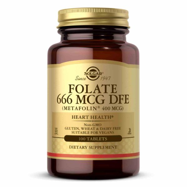 Folate 400 mcg (as Metafolin) - 100 Tabs Folate 400 mcg (as Metafolin) - 100 Tabs