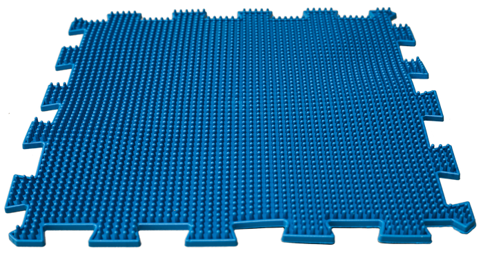 Ортопедический массажный коврик Пазлы Микс Травка 1 элемент
