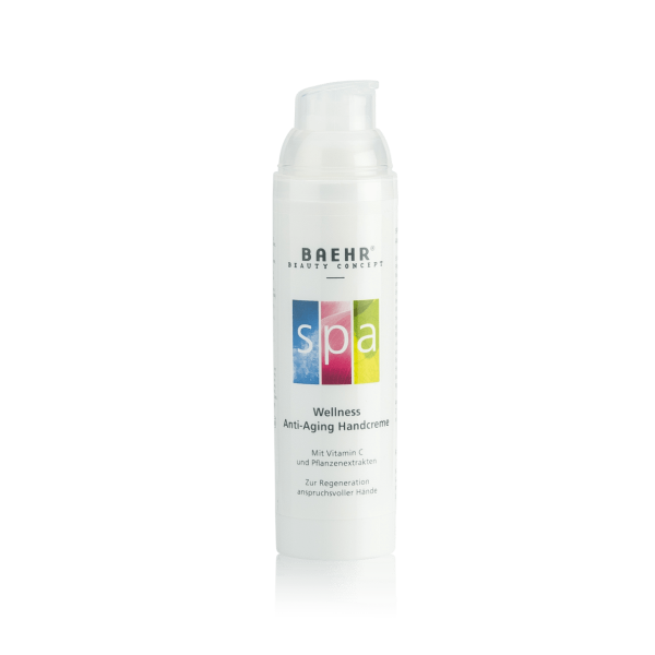 Спа-крем для рук з ефектом омолодження 75мл (SPA WELLNESS ANTI-AGING HANDCREME), BAEHR