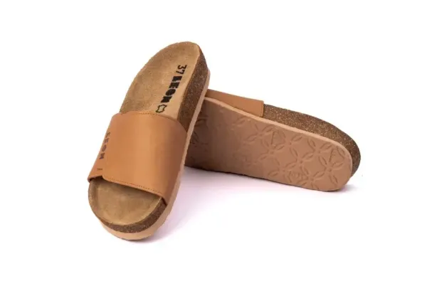 Женские шлепанцы Leon Коричневый 4022-36 ортопедия