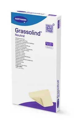 Пов'язка атравматична мазева Grassolind® neutral / Гразолінд нейтрал 10см х 20см 1шт