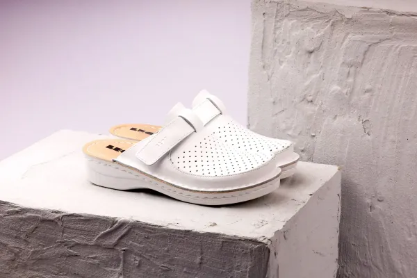 Женское Сабо Leon Белый 263-38 ортопедия