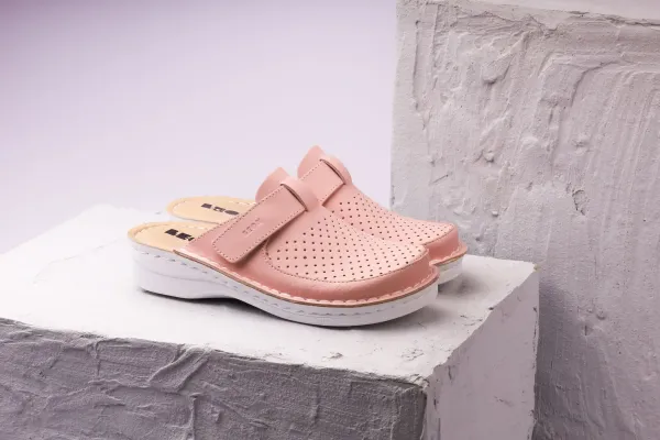 Женское Сабо Leon Розовый 263-баккар ортопедия