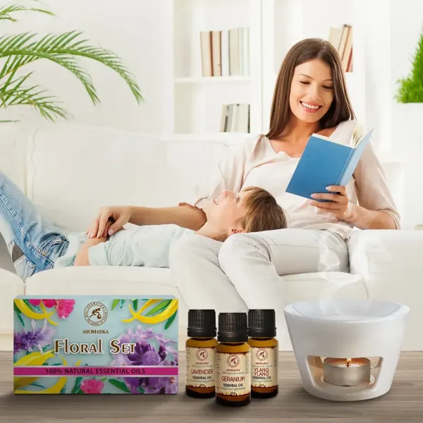 Набір ефірних олій «Квітковий аромат» Ароматика