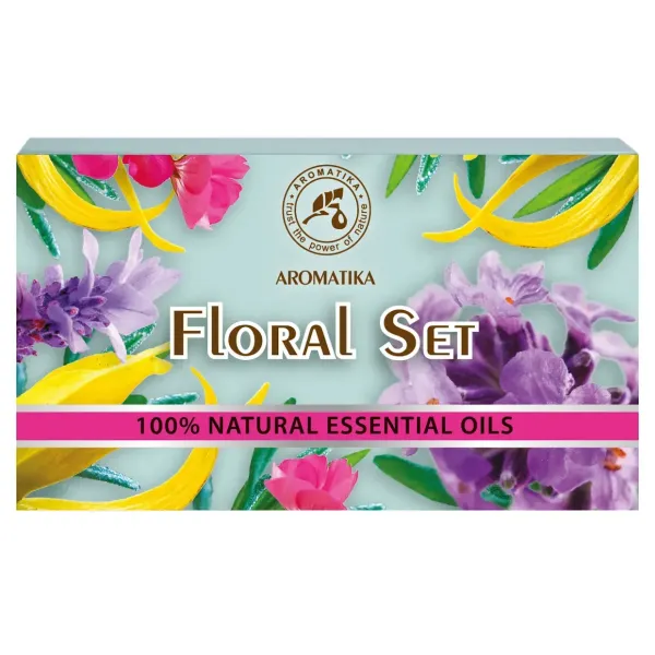 Набір ефірних олій «Квітковий аромат» Ароматика