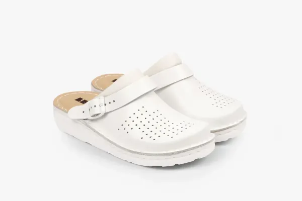 Жіноче Сабо Leon Білий 300 ортопедія