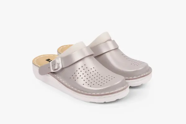 Жіноче Сабо Leon Перламутровий 300-Перла ортопедія