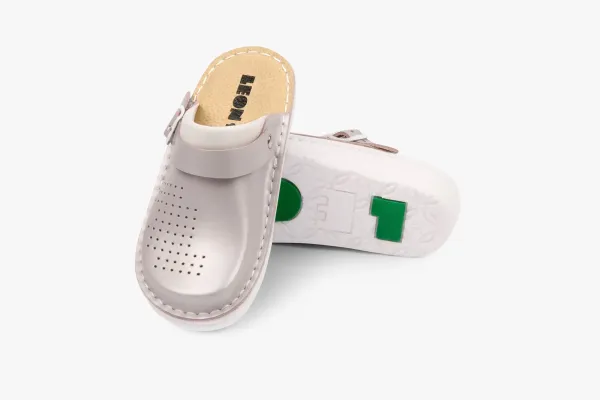 Жіноче Сабо Leon Перламутровий 300-Перла ортопедія