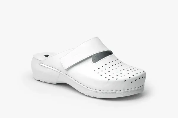 Жіноче Сабо Leon Білий 3500-40 ортопедія