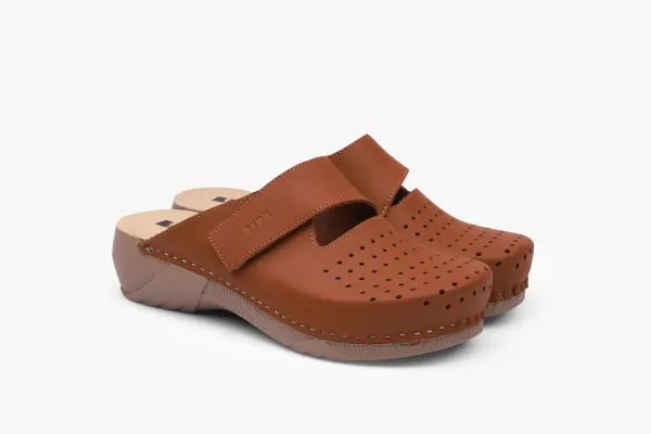 Жіноче Сабо Leon Коричневий 3500-баккар-41 ортопедія