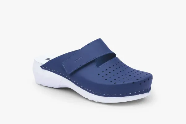 Женское Сабо Leon Синий 3500-баккар-39 ортопедия