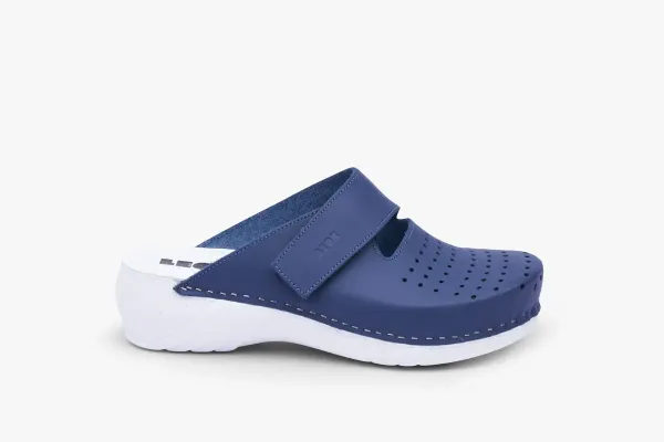 Жіноче Сабо Leon Синій 3500-баккар-39 ортопедія