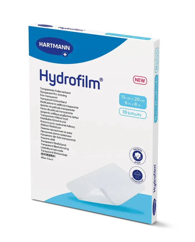 Пов’язка плівкова прозора Hydrofilm® / Гідрофілм 15х20см 1шт