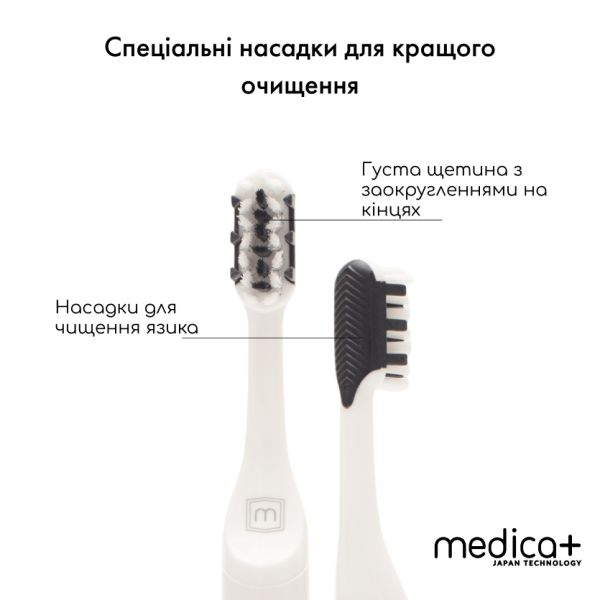 Звукова зубна щітка Medica+ ProBrush 7.0 Compact Black
