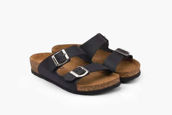 Жіночі шльопанці Leon Black baccarat 4010-Чорний-баккар-42 ортопедія