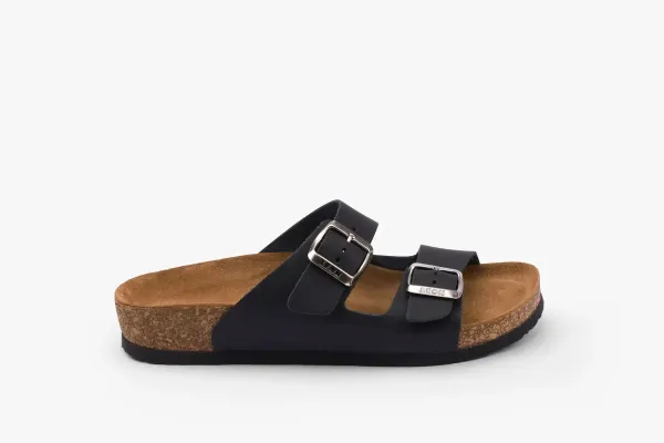 Женские шлепанцы Leon Black baccarat 4010-Черный-баккар-42 ортопедия