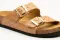 Женские шлепанцы Leon brown-velor 4010-Коричневая-коцка-36 ортопедия