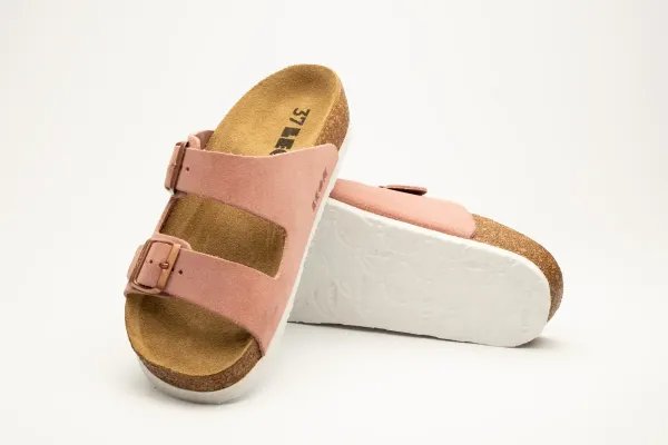 Женские шлепанцы Leon 4010-Розовый-38 ортопедия