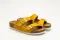 Женские шлепанцы Leon Золотой 4010-Желтый-велюр-41 ортопедия
