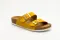 Женские шлепанцы Leon Золотой 4010-Желтый-велюр-41 ортопедия