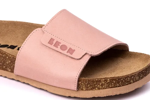 Женские шлепанцы Leon Розовый 4022-40 ортопедия