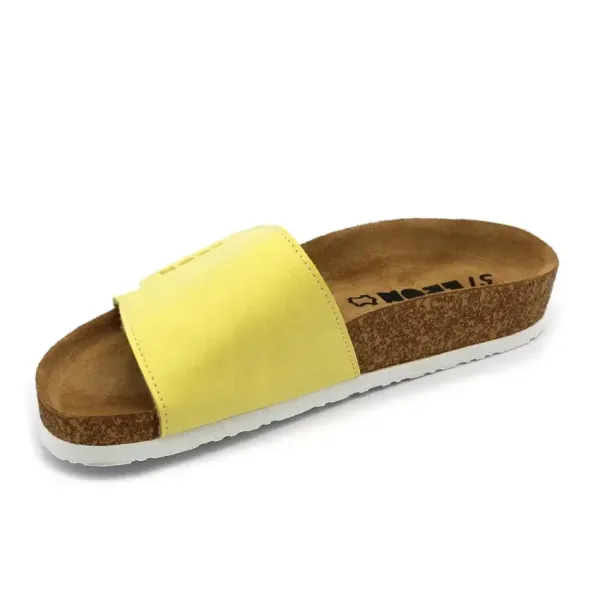 Женские шлепанцы Leon Желтый 4022 ортопедия