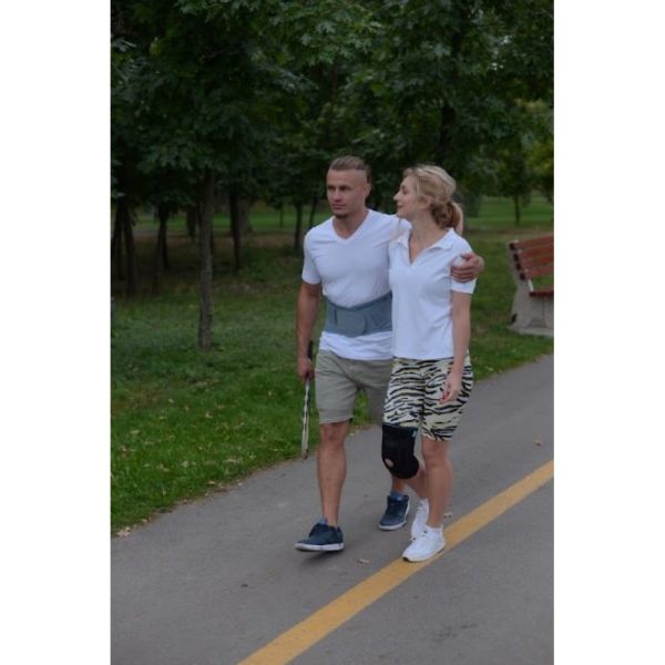 Ортез на колінний суглоб шарнірний, із регульованим кутом згинання Алком 4032