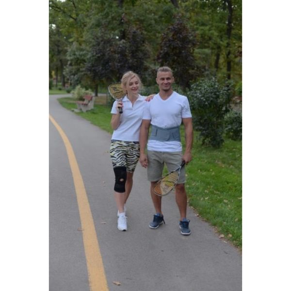 Ортез на колінний суглоб шарнірний, із регульованим кутом згинання Алком 4032