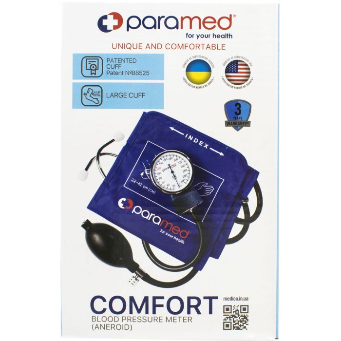 Измеритель (тонометр) АД Paramed Comfort (Парамед Комфорт) механический