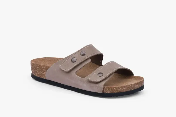 Женские шлепанцы Leon gray 4050-Сива-велюр-42 ортопедия