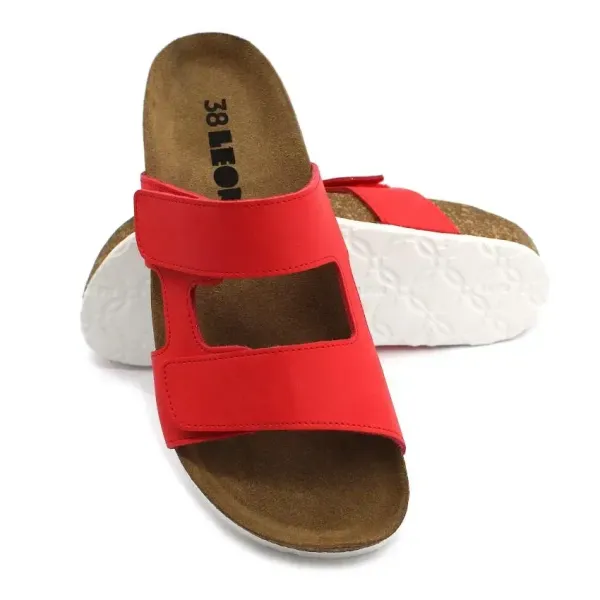 Жіночі шльопанці Leon Червоний 4051-Orlando-41 ортопедія