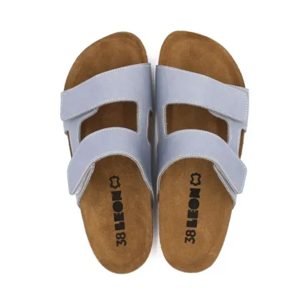 Женские шлепанцы Leon light-blue 4051-Голубой-орландо-36 ортопедия