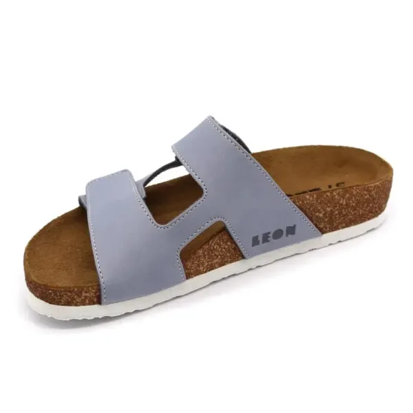 Женские шлепанцы Leon light-blue 4051-Голубой-орландо-36 ортопедия