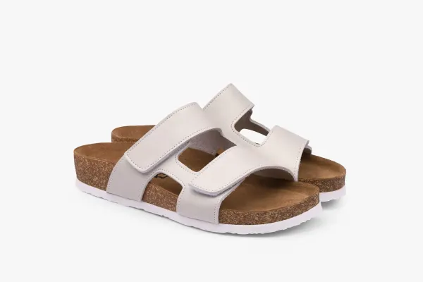 Жіночі шльопанці Leon light-gray 4051-Лед-орландо ортопедія