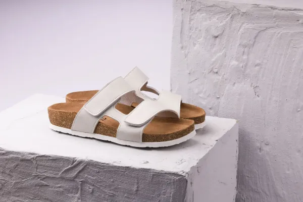 Женские шлепанцы Leon light-gray 4051-Лед-орландо-37 ортопедия